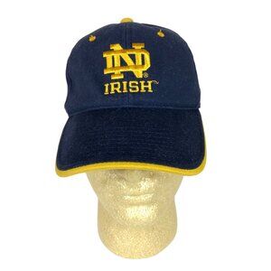 Notre Dame Fighting Irish Navy & Gold Embroidered Hat Cap Adjustable